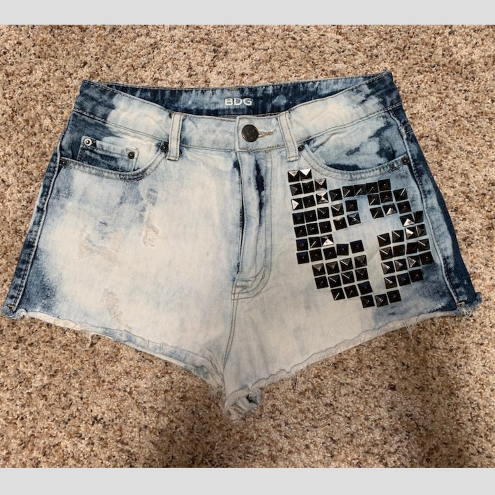 Urban Outfitters Acid Washed Denim Shorts